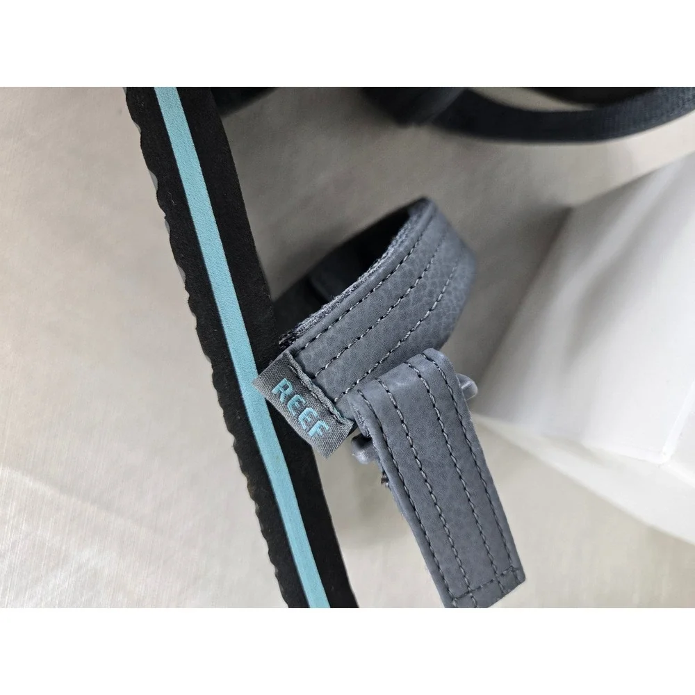 Reef Kids Ahi Convertible Sandals Charcoal Black Blue Size 5 EUR 36 Sporty